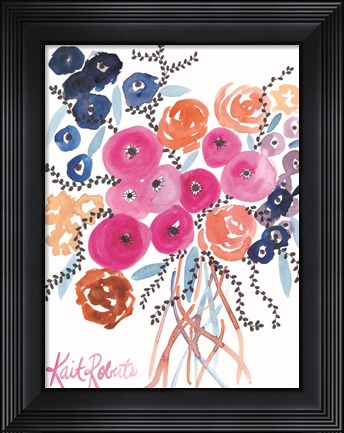 Framed Flowers Have Secrets Print