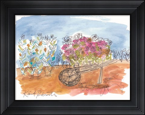 Framed Grandad&#39;s Garden Print