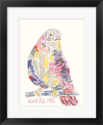 Framed Jimmy the Bird Print