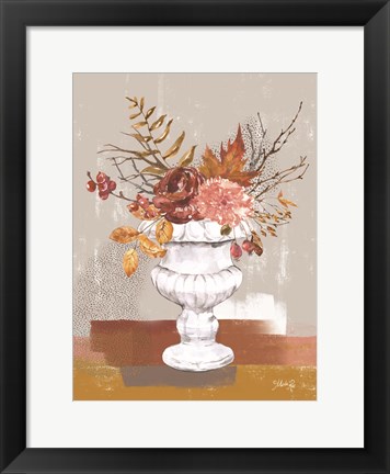 Framed Fall Floral I Print