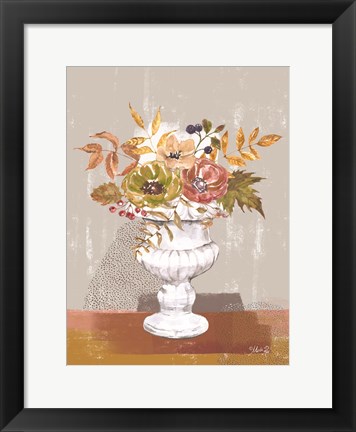 Framed Fall Floral II Print