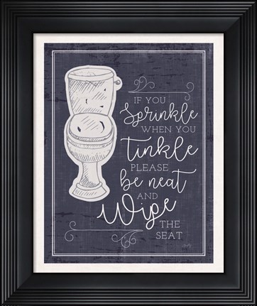 Framed Sprinkle Tinkle Print