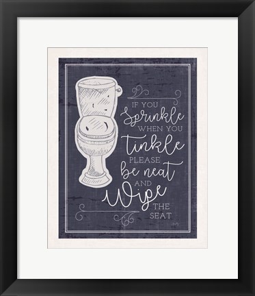 Framed Sprinkle Tinkle Print