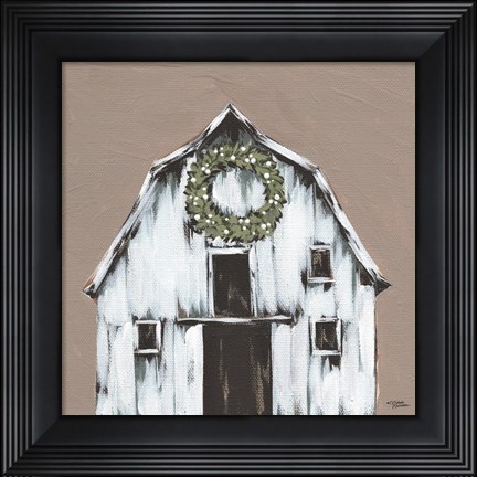 Framed Joy Barn Print