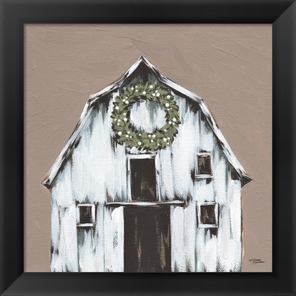 Framed Joy Barn Print