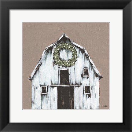 Framed Joy Barn Print