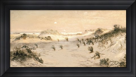 Framed Beach Dunes Print