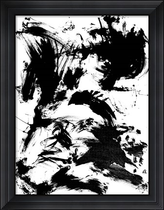 Framed Expressive Abstract I Print