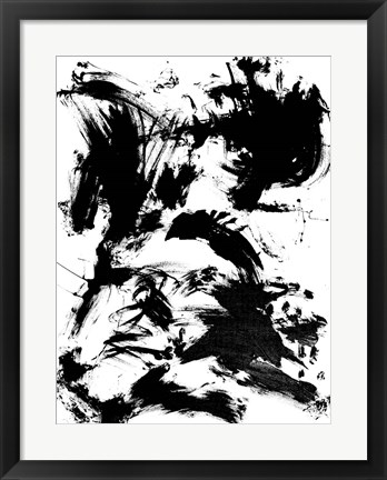 Framed Expressive Abstract I Print