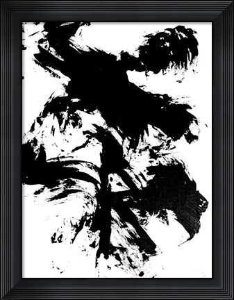 Framed Expressive Abstract III Print