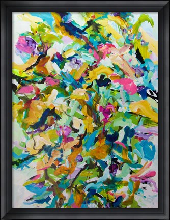 Framed Morning Glory Print