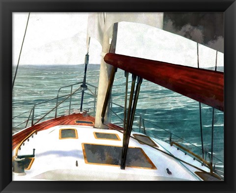 Framed Sailing the Seas II Print