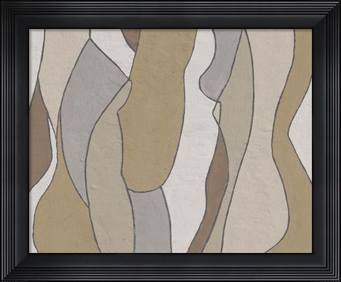 Framed Neutral Hidden Figures I Print
