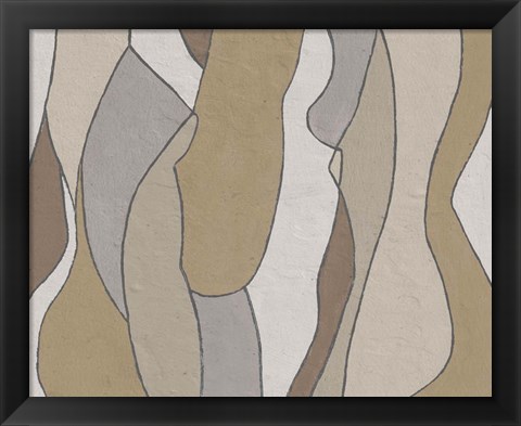 Framed Neutral Hidden Figures I Print