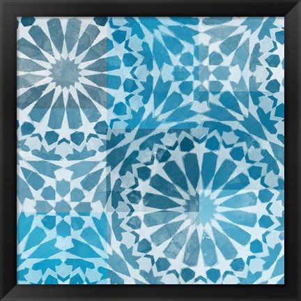 Framed Blue My Mind II Print
