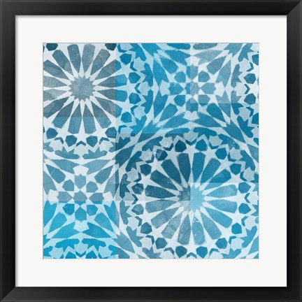 Framed Blue My Mind II Print