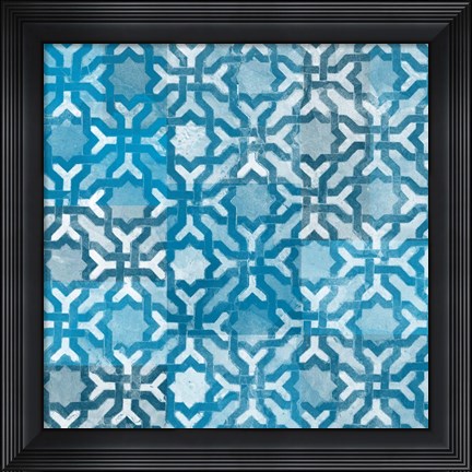 Framed Blue My Mind III Print