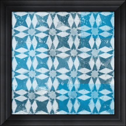 Framed Blue My Mind IV Print