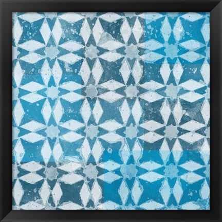 Framed Blue My Mind IV Print