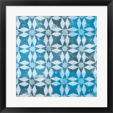 Framed Blue My Mind IV Print