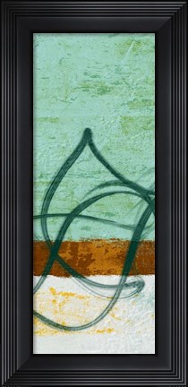 Framed Flowing Along II Print