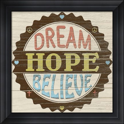 Framed Seal of Hope Print