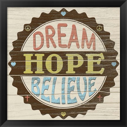 Framed Seal of Hope Print