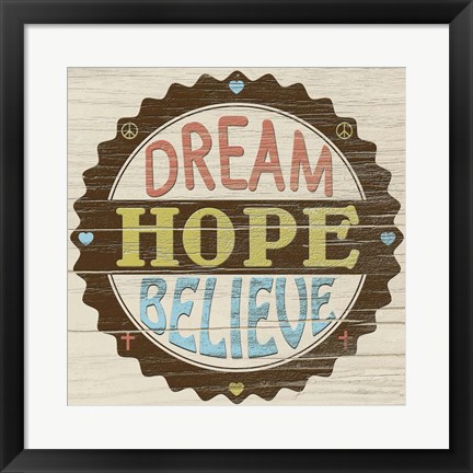 Framed Seal of Hope Print