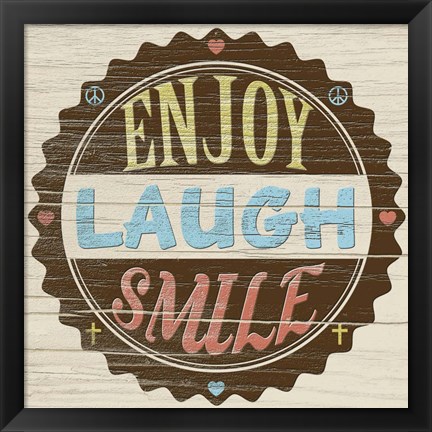 Framed Seal of Laughter Print