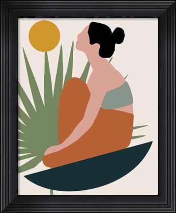 Framed Peace + Strength I Print