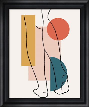 Framed Legs I Print
