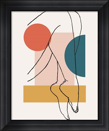 Framed Legs II Print
