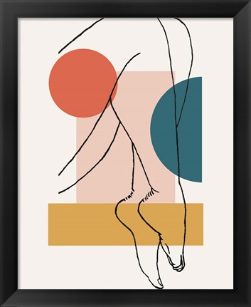 Framed Legs II Print