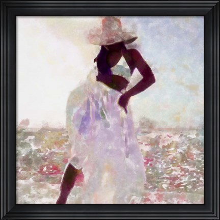 Framed Her Colorful Dance I Print