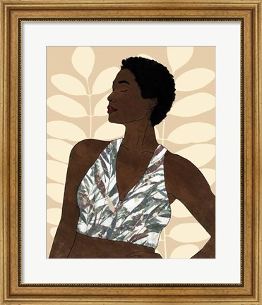 Framed Ethnic Beauty I Print