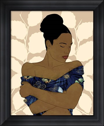 Framed Ethnic Beauty II Print