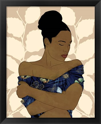 Framed Ethnic Beauty II Print