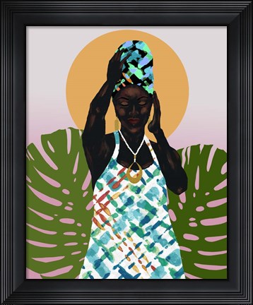 Framed Her Faith Print
