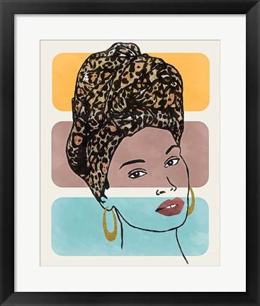 Framed Head Wrap I Print