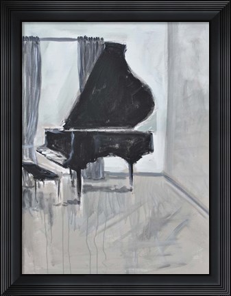 Framed Piano Blues II Print