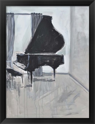 Framed Piano Blues II Print