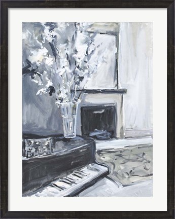 Framed Piano Blues III Print
