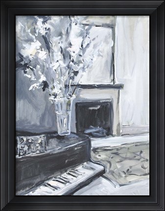 Framed Piano Blues III Print