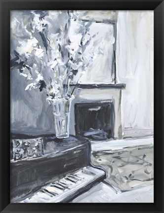 Framed Piano Blues III Print