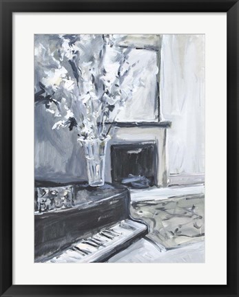 Framed Piano Blues III Print