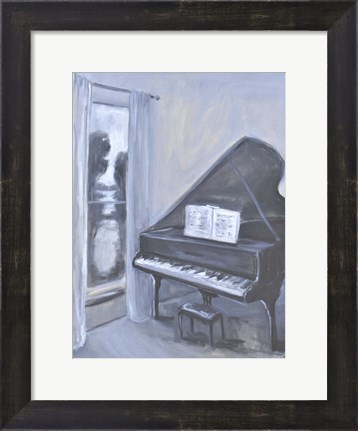 Framed Piano Blues IV Print