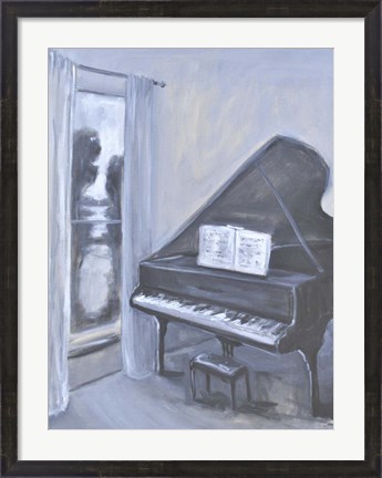 Framed Piano Blues IV Print