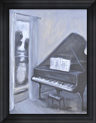 Framed Piano Blues IV Print