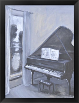 Framed Piano Blues IV Print