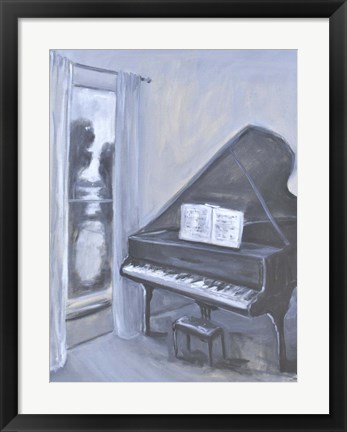 Framed Piano Blues IV Print